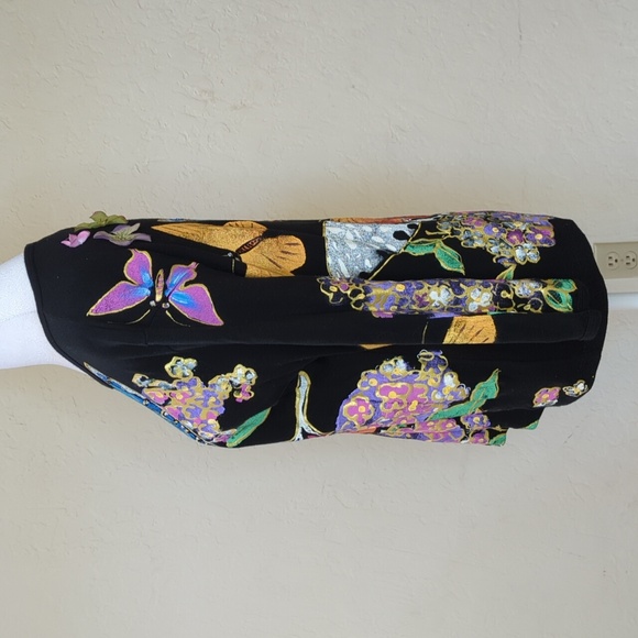 Kolorway Vintage Painted Butterfly Long Sleeve Tee Size Large - Picture 2 of 8